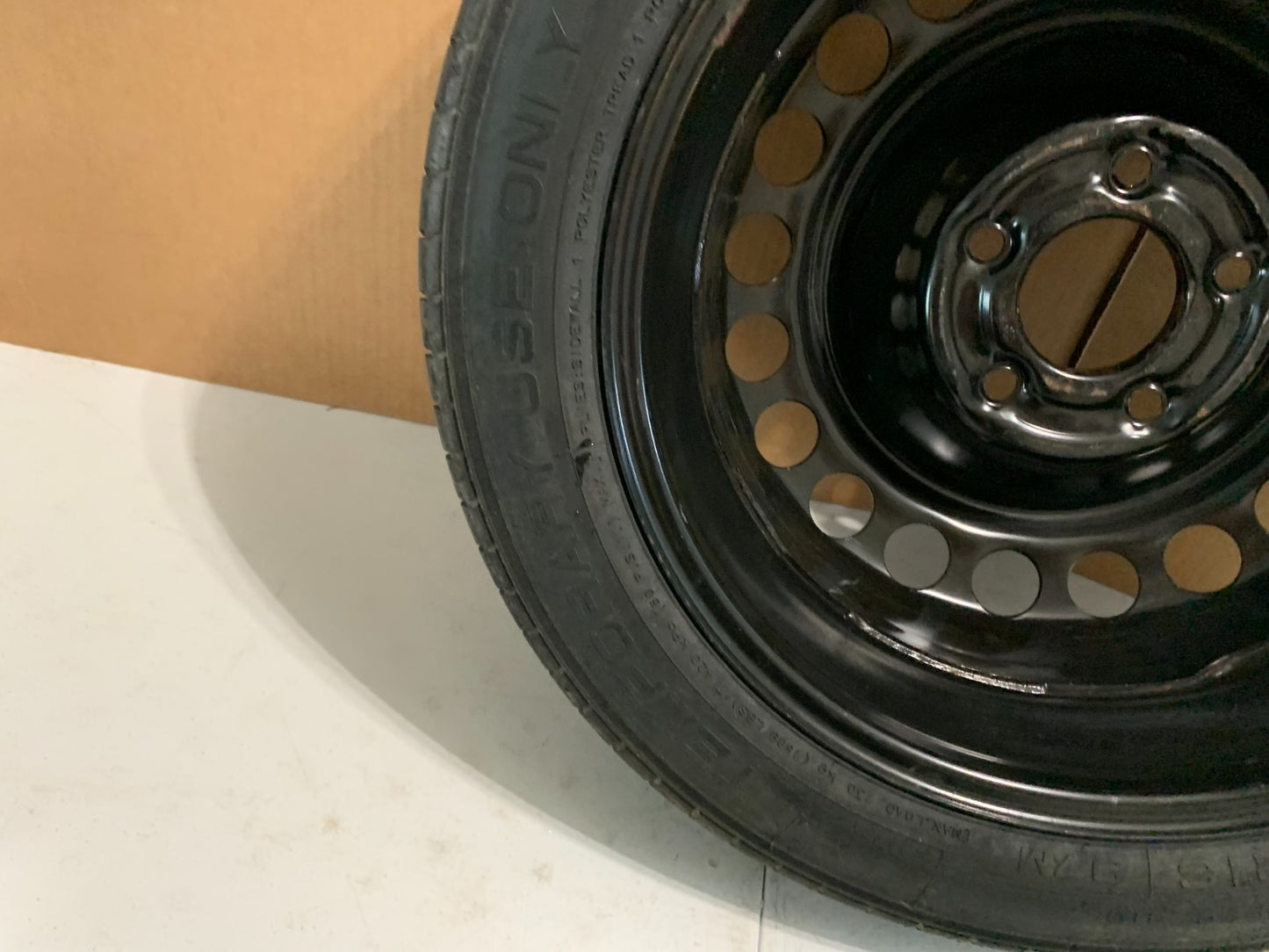 2016-2022 Chevrolet Malibu 16" Spare Tire Compact Donut T125/80R16