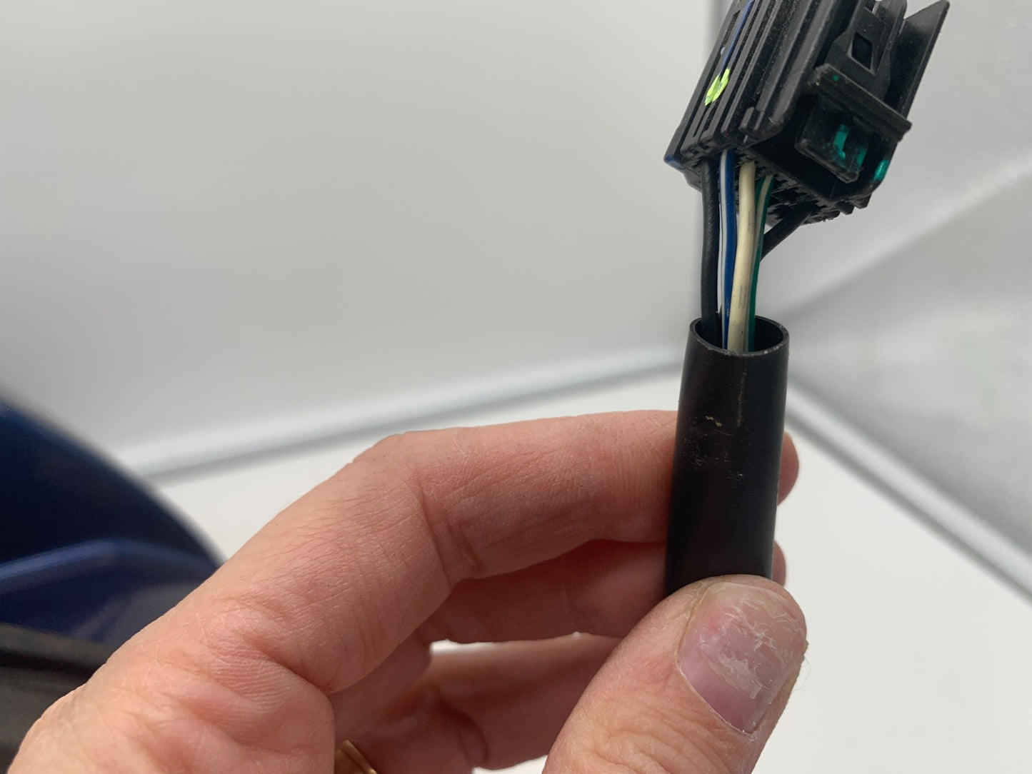 2011-2014 Chevy Equinox GMC Terrain Driver Side Power Door Mirror Atlan Blue OEM