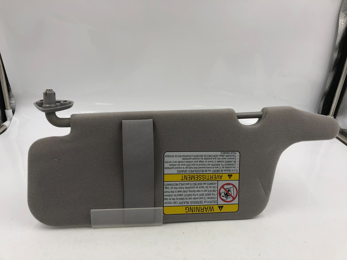 2002-2005 Subaru Legacy Passenger Sun Visor Gray OEM D02B18083