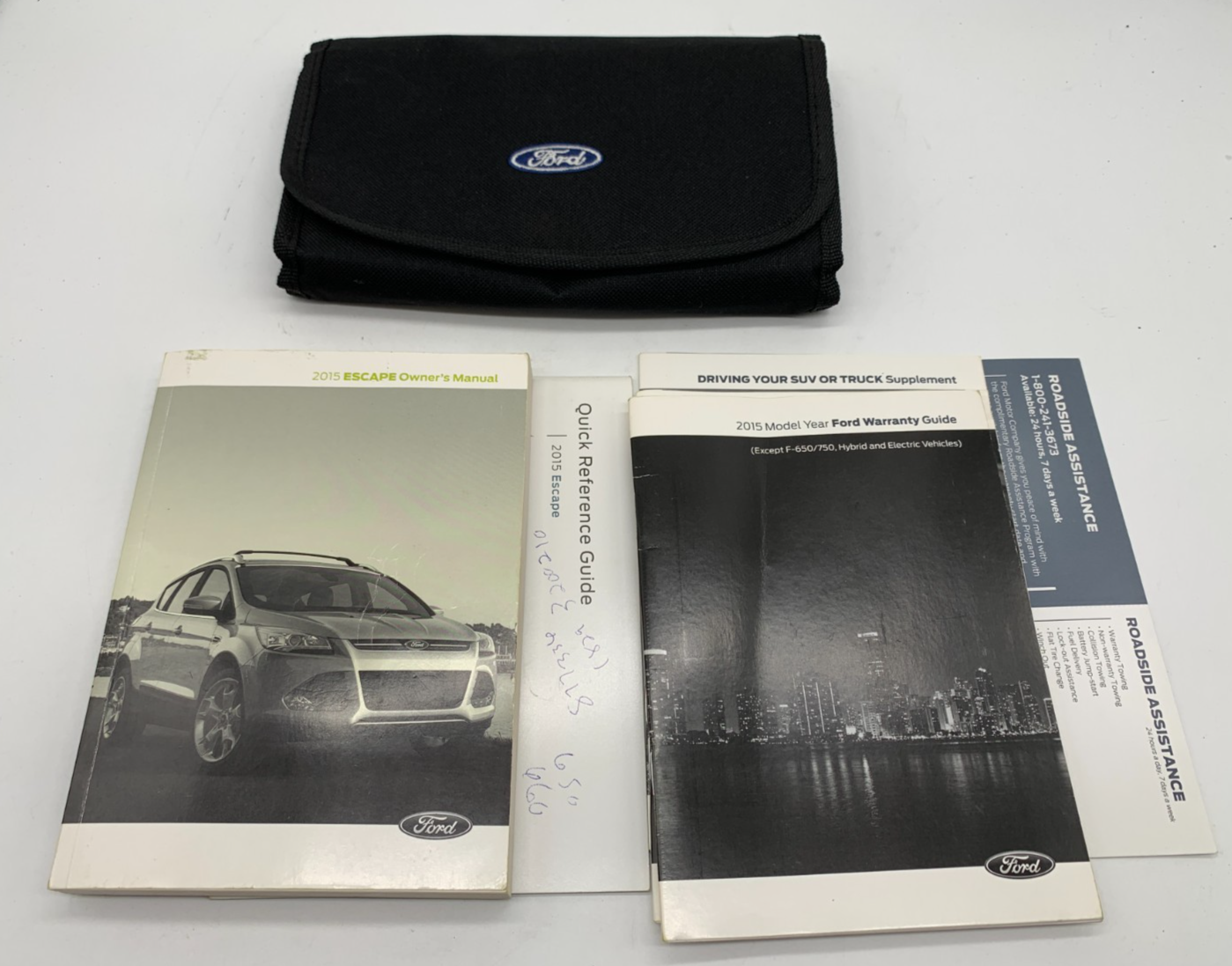 2015 Ford Escape Owners Manual Set with Case OEM C02B14056