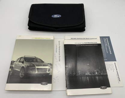 2015 Ford Escape Owners Manual Set with Case OEM C02B14056