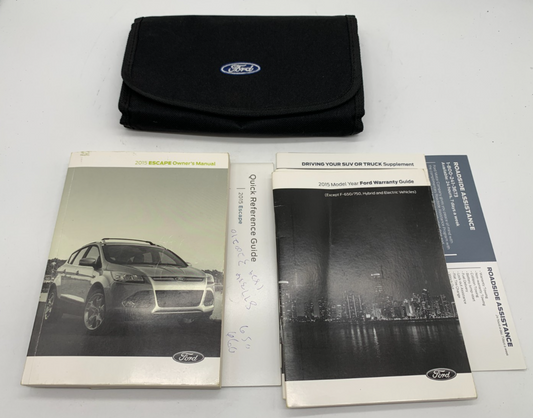 2015 Ford Escape Owners Manual Set with Case OEM C02B14056