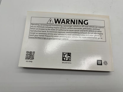 2019 Chevrolet Equinox Owners Manual Set OEM C01B19005