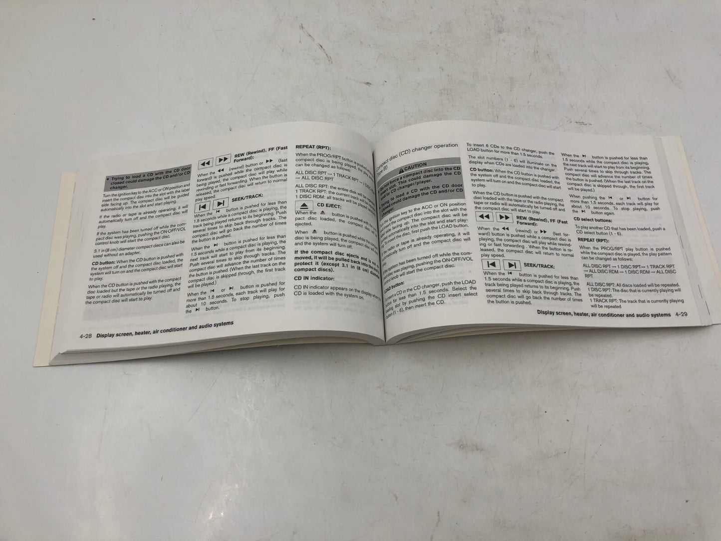 2004 Nissan Maxima Owners Manual OEM