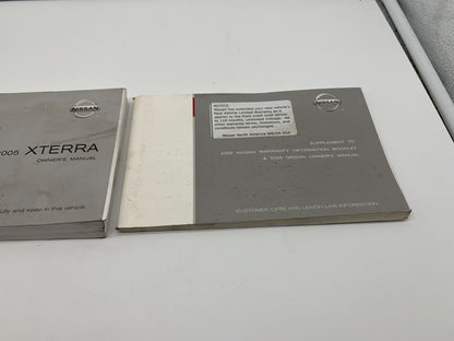 2005 Nissan Xterra Owners Manual Set OEM A01B44011