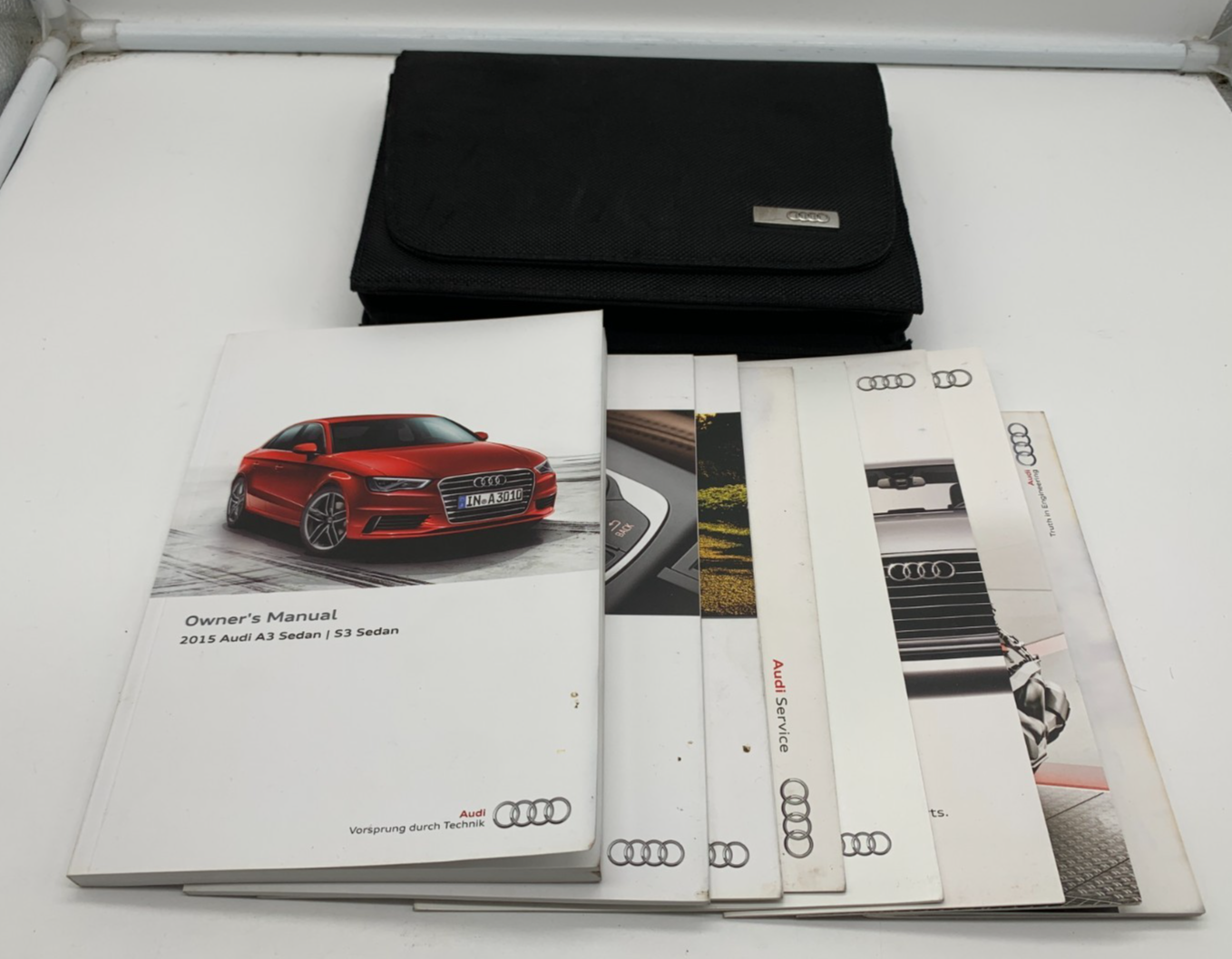 2015 Audi A3 Sedan Owners Manual Set with Case OEM C03B59011
