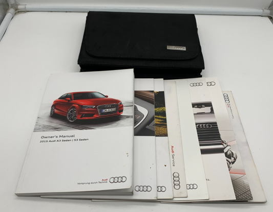 2015 Audi A3 Sedan Owners Manual Set with Case OEM C03B59011