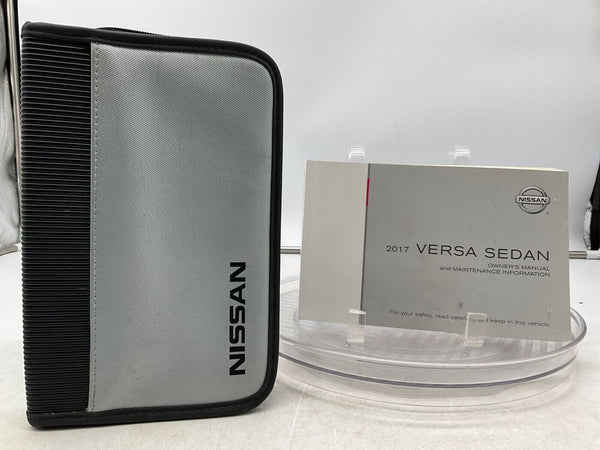 2017 Nissan Versa Sedan Owners Manual  with Case OEM M02B48002