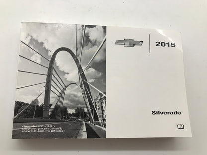 2015 Chevy Silverado Owners Manual Set OEM R01B06018