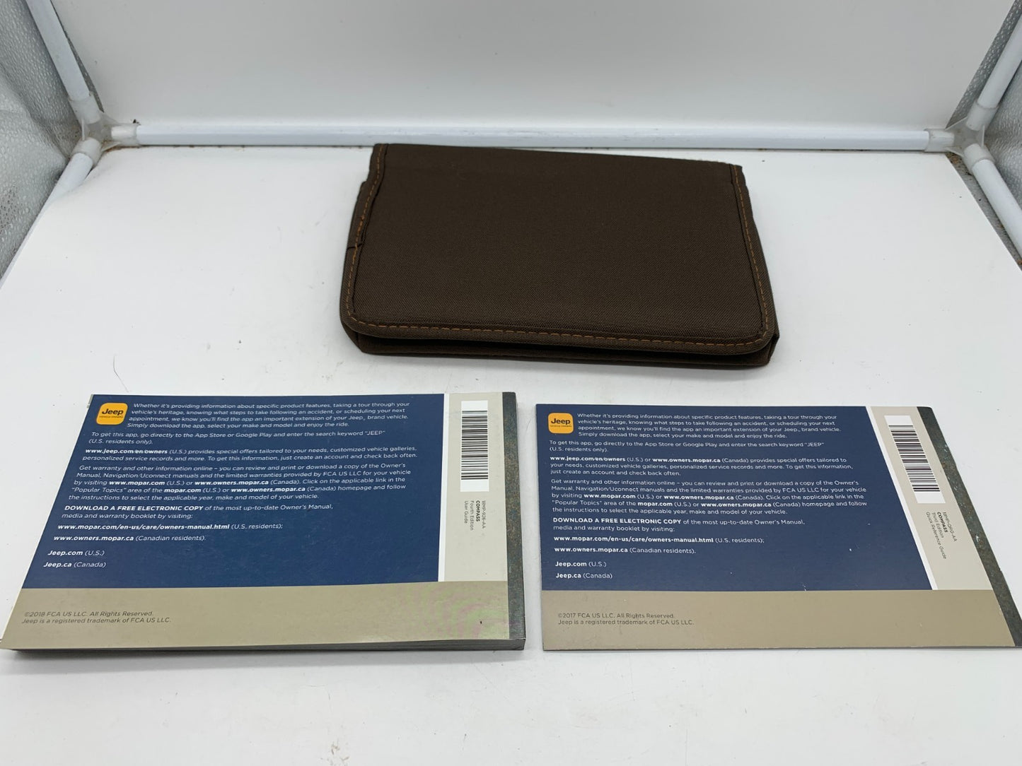 2016 Jeep Compass Owners Manual Set with Case OEM D01B56004