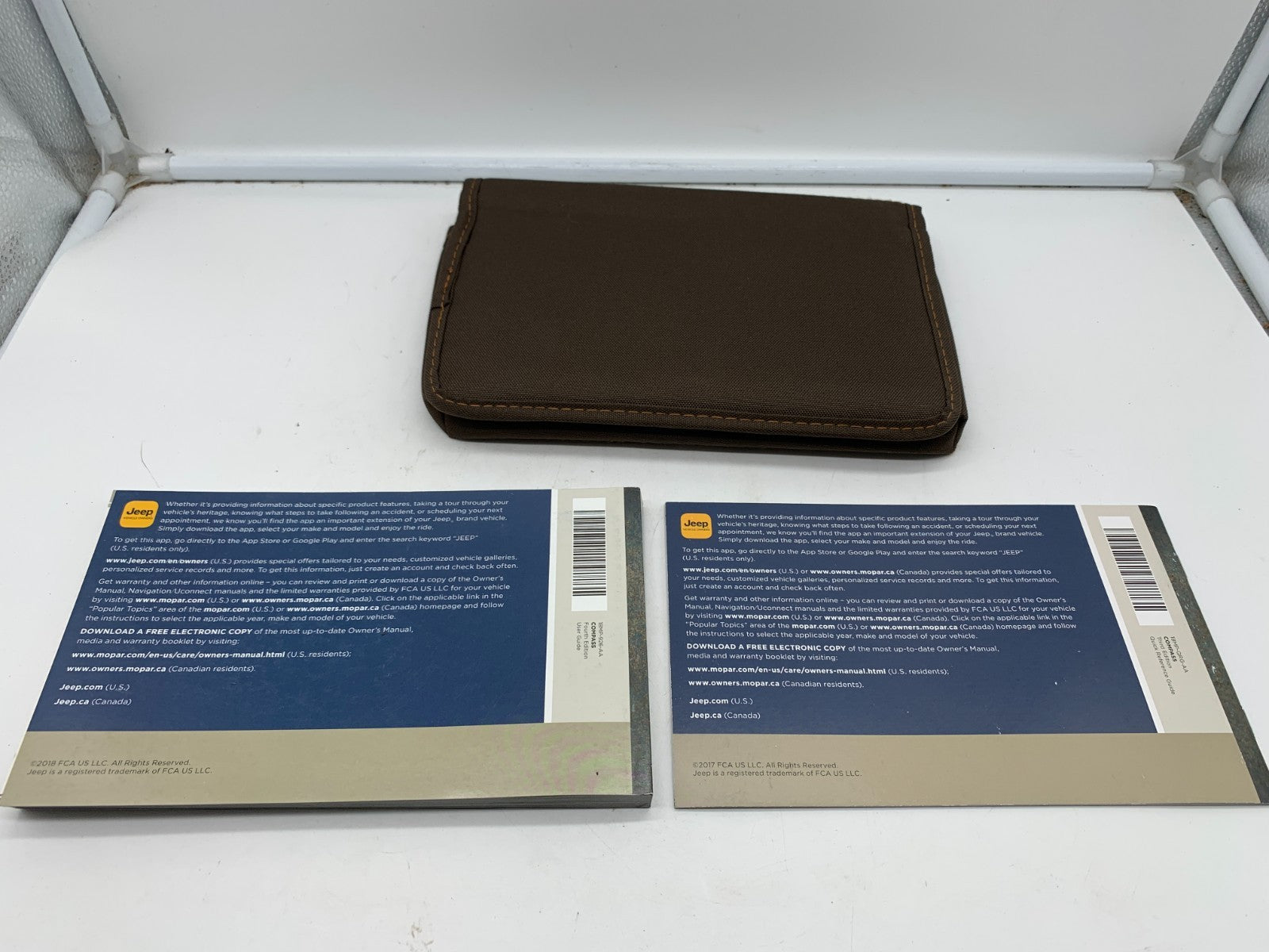 2016 Jeep Compass Owners Manual Set with Case OEM D01B56004