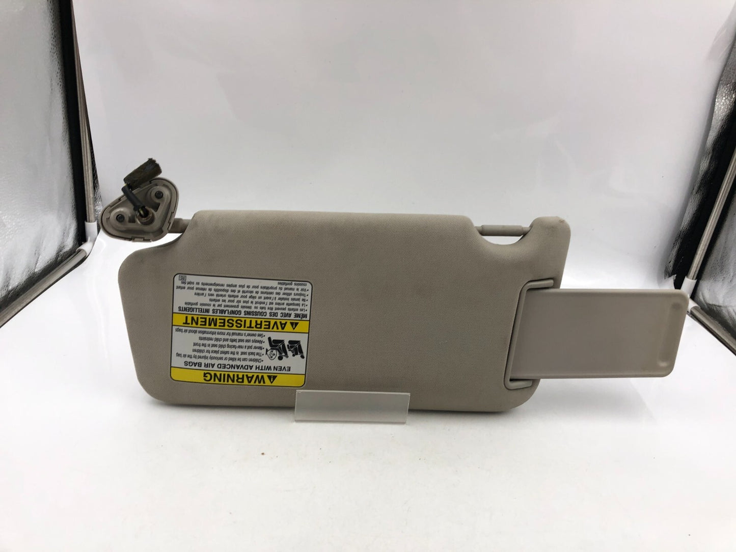2010-2014 Subaru Legacy Passenger Sun Visor Gray Illuminated OEM B03B12051