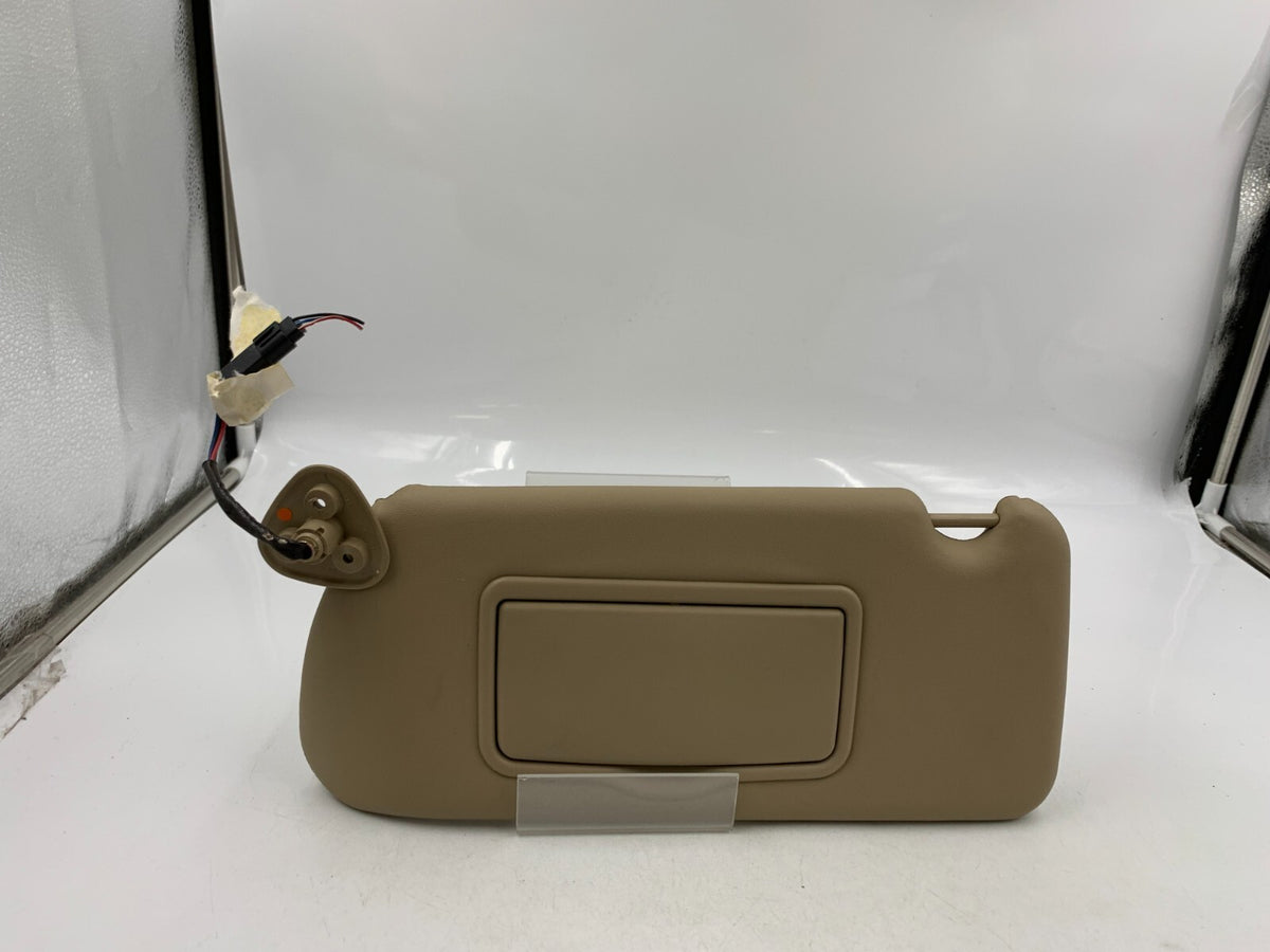2003-2007 Cadillac CTS Driver Sun Visor Tan Illuminated OEM A01B29062