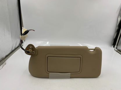 2003-2007 Cadillac CTS Driver Sun Visor Tan Illuminated OEM A01B29062