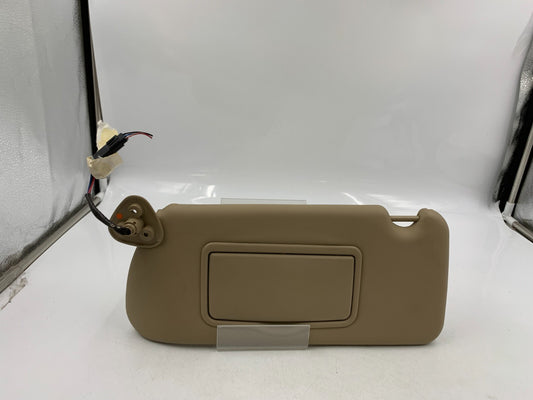 2003-2007 Cadillac CTS Driver Sun Visor Tan Illuminated OEM A01B29062