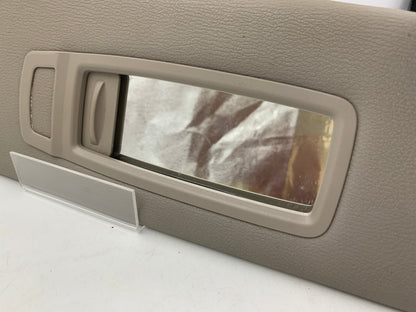 2007-2013 BMW X5 Passenger Sun Visor Gray Illuminated OEM D01B41061
