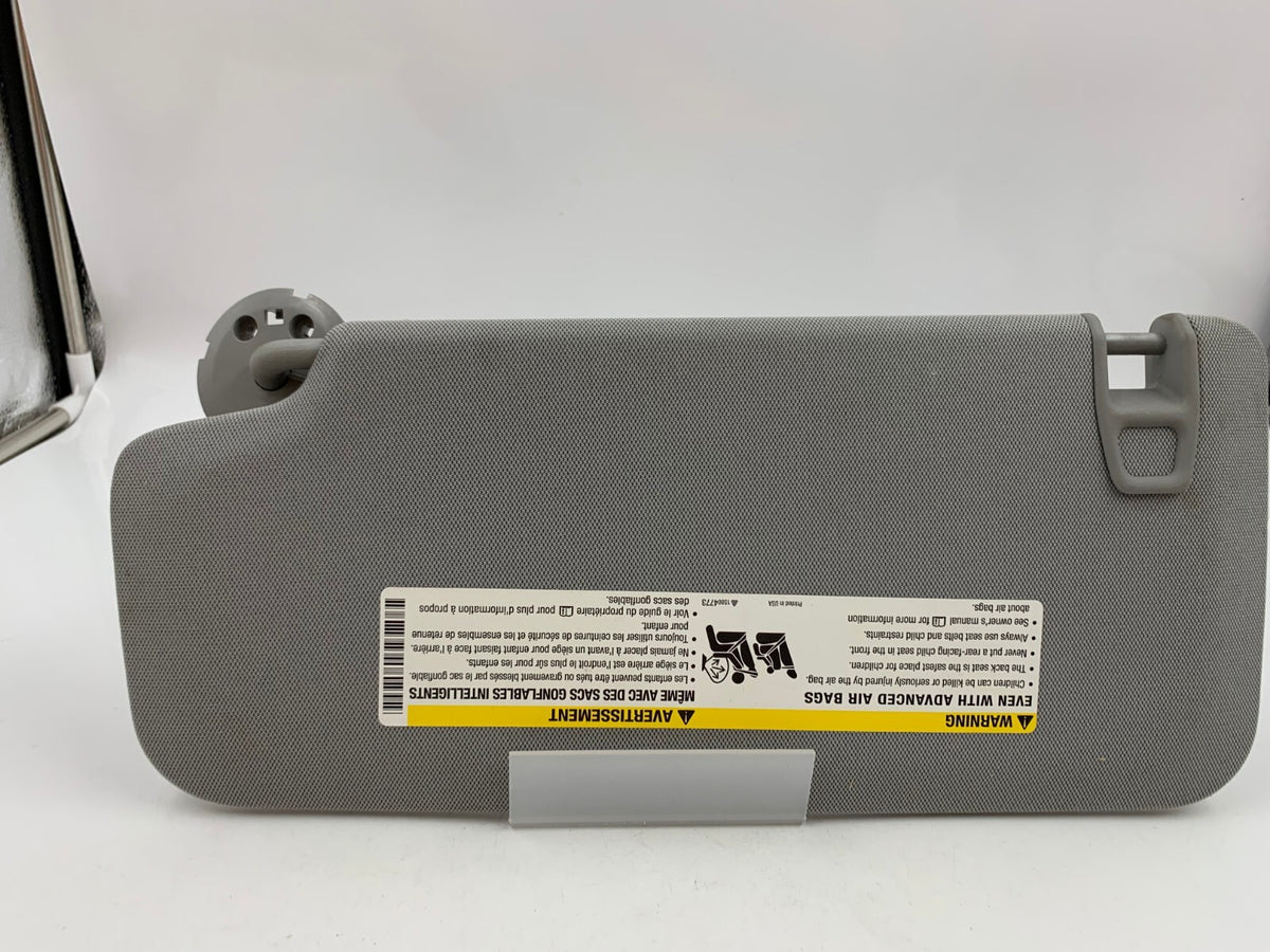 2017-2020 Chevrolet Trax Passenger Sun Visor Gray OEM E02B63001