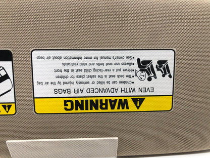 2013-2019 Hyundai Santa Fe Driver Sun Visor Beige Illuminated OEM A01B36002