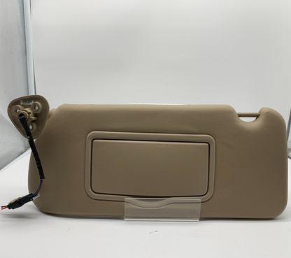 2004-2009 Cadillac SRX Driver Sun Visor Sand Illuminated OEM C03B23001