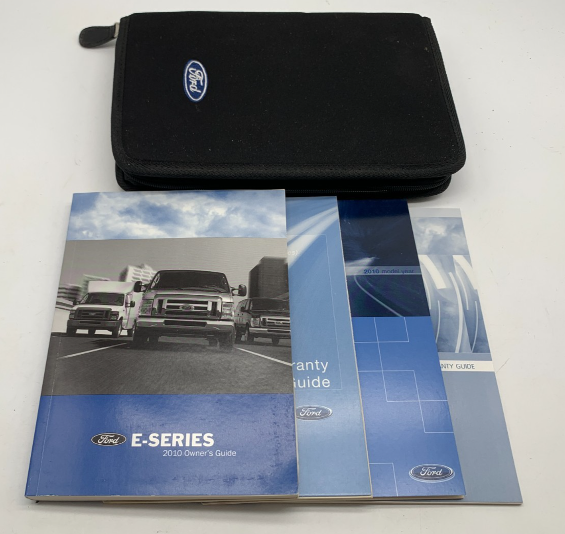 2010 Ford E-Series ESeries Owners Manual Set with Case OEM A04B28003