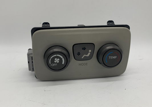 2011-2014 Toyota Sienna Rear Manual Climate Control AC Heater Roof Mount OEM