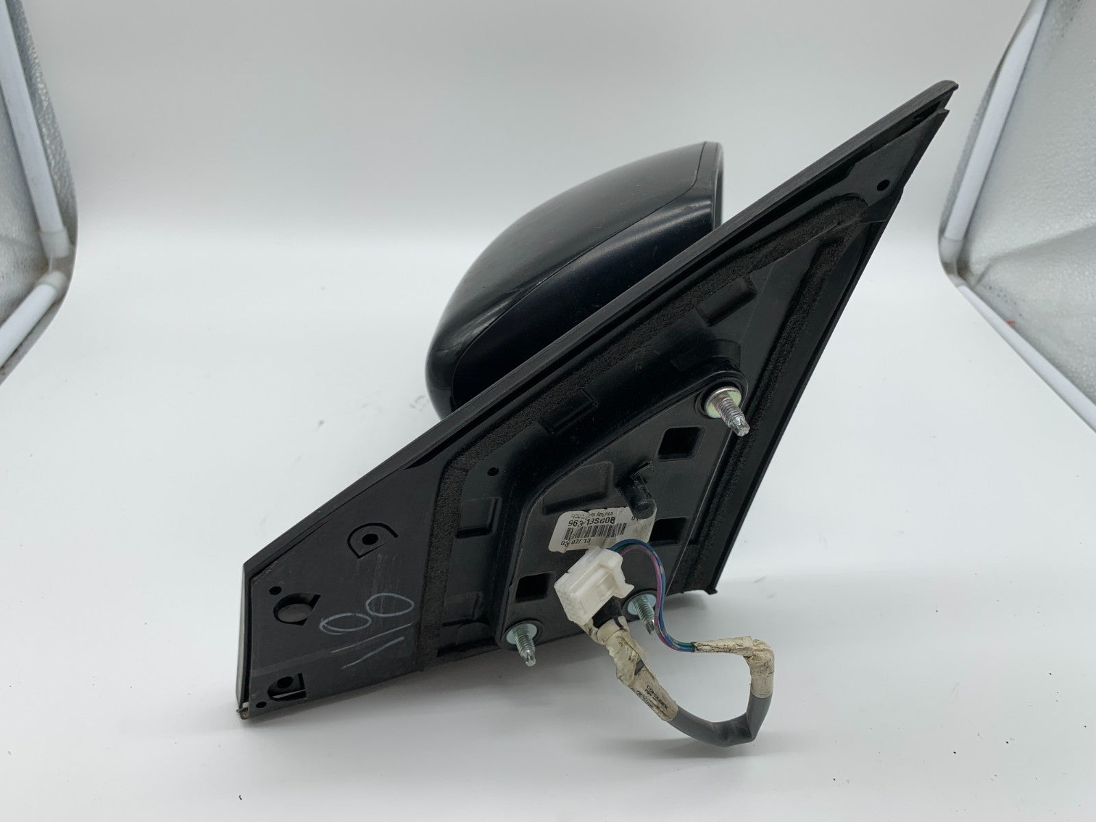 2013-2015 Nissan Sentra Passenger Side View Power Door Mirror Black OE C03B62005