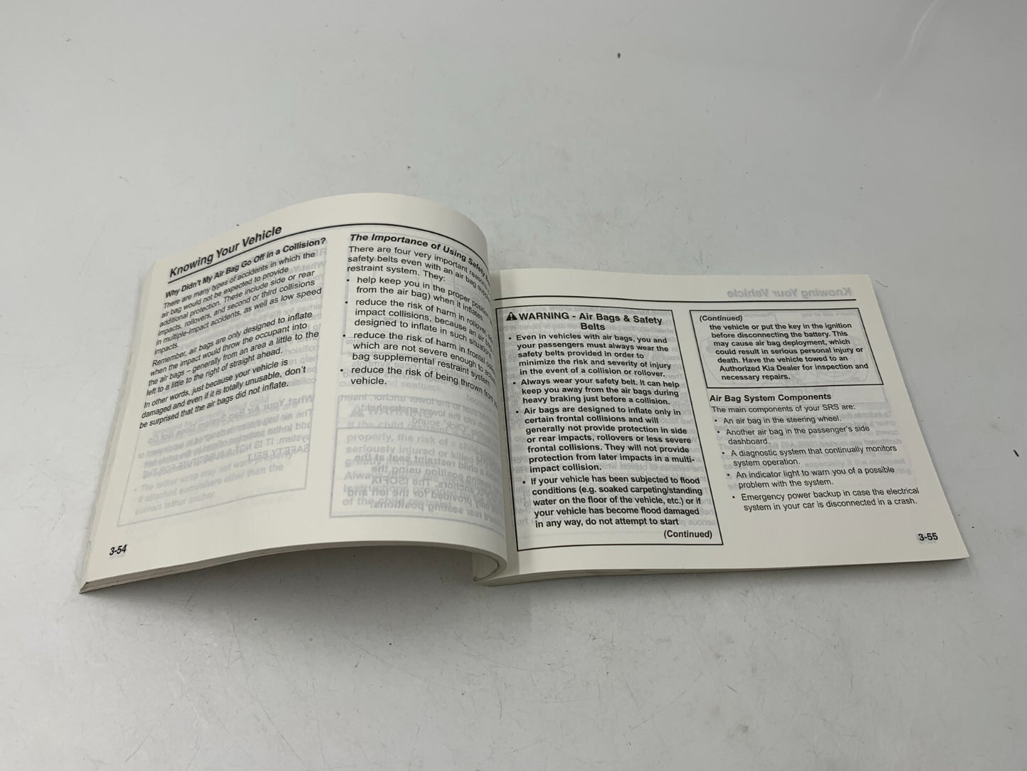 2003 Kia Rio Owners Manual OEM D04B31087