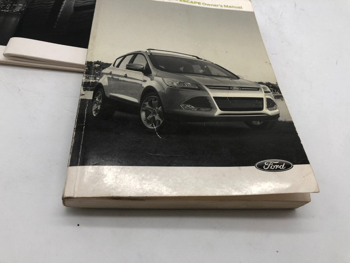 2013 Ford Escape Owners Manual Set with Case OEM R01B44011