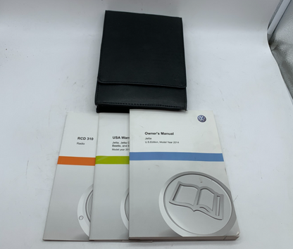 2014 Volkswagen Jetta Owners Manual Set OEM D03B39004