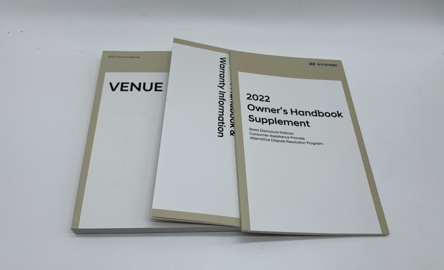 2022 Hyundai Venue Owners Manual Set OEM D02B15031