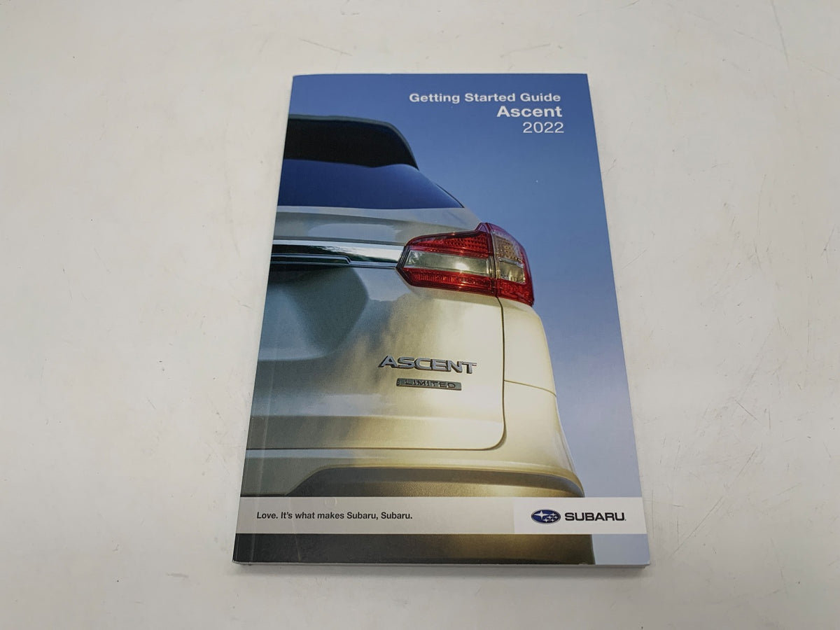 2022 Subaru Ascent Owners Manual Set with Case OEM R01B12043