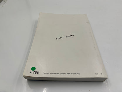 2007 Mazda 3 Owners Manual OEM E02B67004