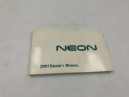 2001 Dodge Neon Owners Manual Set with Case OEM C03B67011