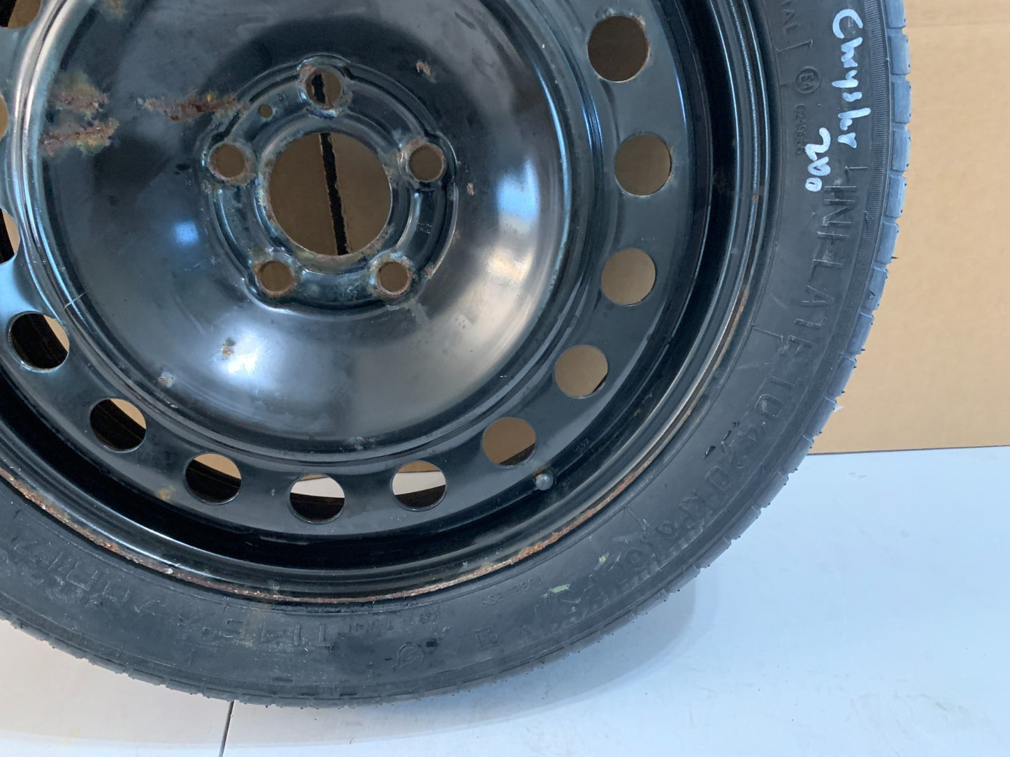 2015-2017 Chrysler 200 17" Emergency Spare Tire Compact Donut T145/70R17