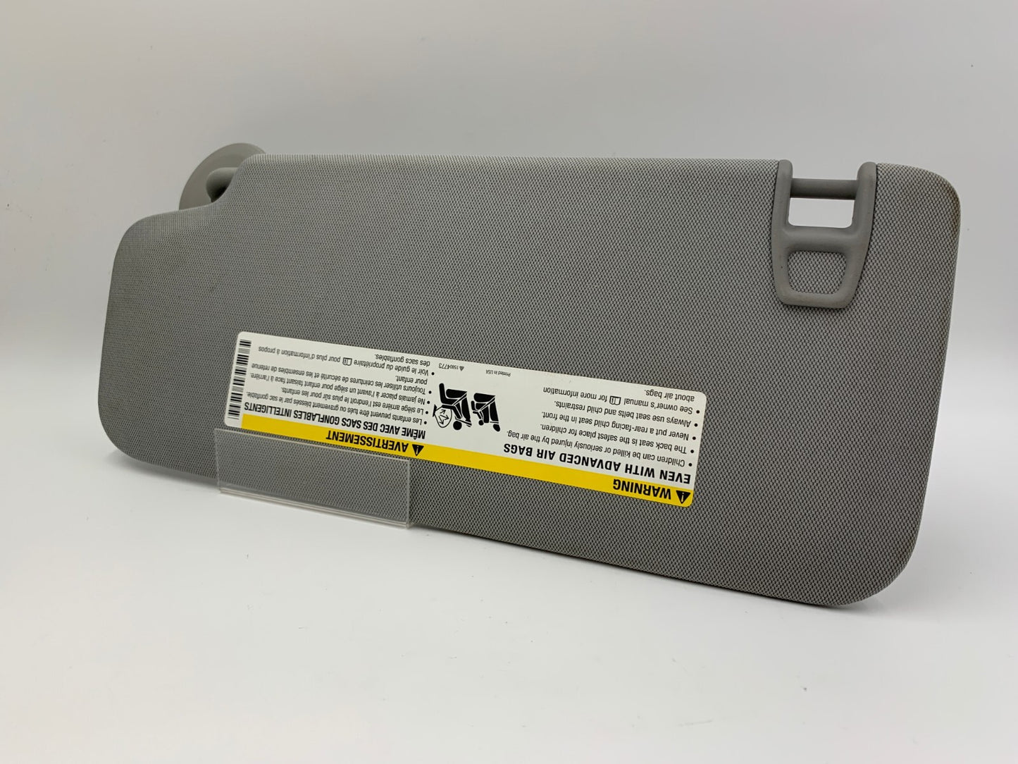 2017-2021 Chevrolet Trax Passenger Sun Visor Gray OEM C04B46045