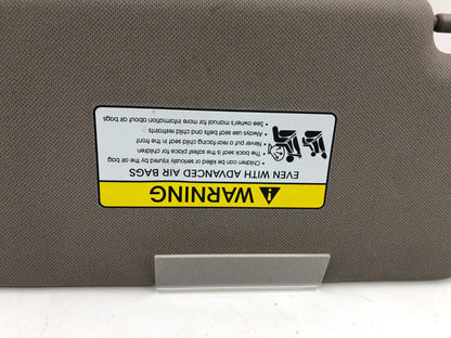 2010-2015 Hyundai Tucson Passenger Sun Visor Sunvisor Brown Gray OEM C03B36008