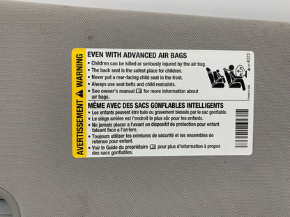 2006-2011 Buick Lucerne Passenger Sun Visor Gray Illumination OEM E01B03064