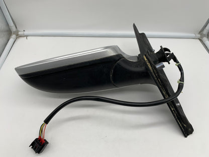 2009 Audi A4 Driver Side View Power Door Mirror Silver OEM