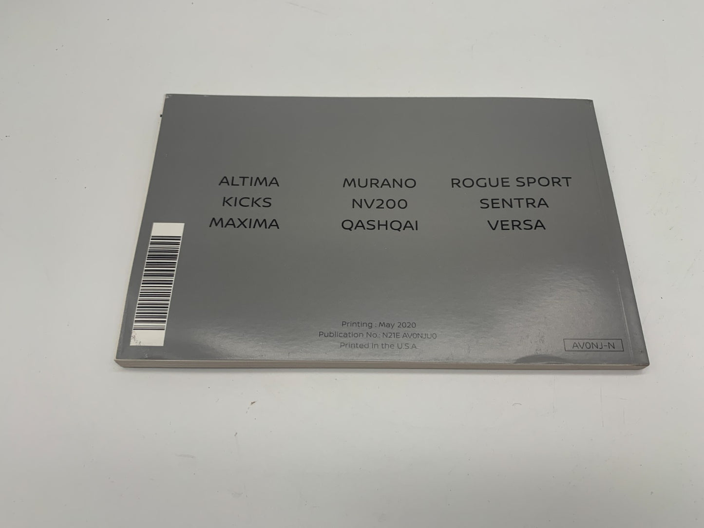 2021 Nissan Altima Owners Manual Set with Case OEM R01B05030