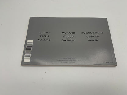 2021 Nissan Altima Owners Manual Set with Case OEM R01B05030