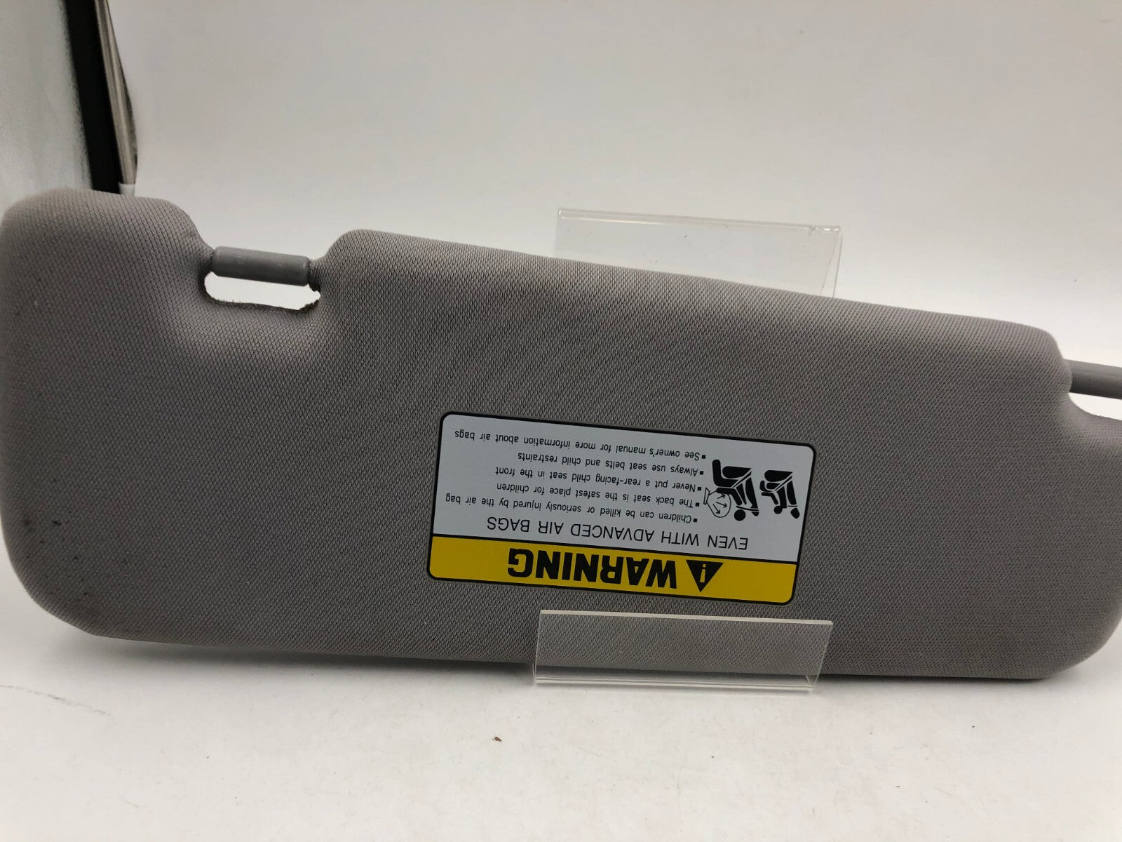 2011-2015 Hyundai Sonata Driver Sun Visor Gray Illuminated OEM B02B63004