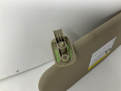 2004-2009 Mazda 3 Passenger Sun Visor Beige OEM D01B52084
