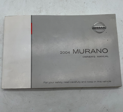 2004 Nissan Murano Owners Manual OEM B03B39008
