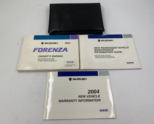 2004 Suzuki Forenza Owners Manual Set with Case B02B22041