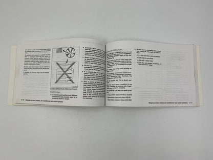 2004 Nissan Maxima Owners Manual with Case OEM C04B41022