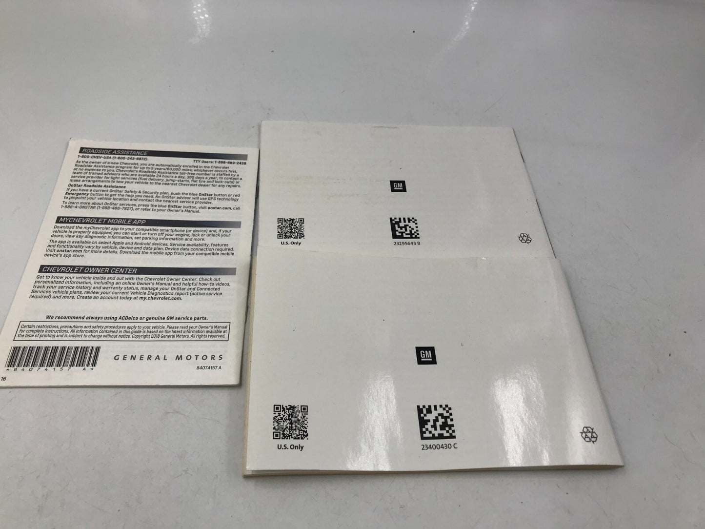 2019 Chevrolet Malibu Owners Manual Set OEM E02B52007