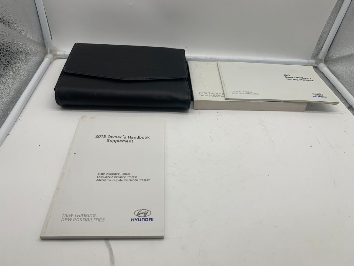 2013 Hyundai Sonata Owners Manual Set with Case OEM R01B23010