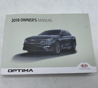 2019 Kia Optima Owners Manual OEM B01B20098