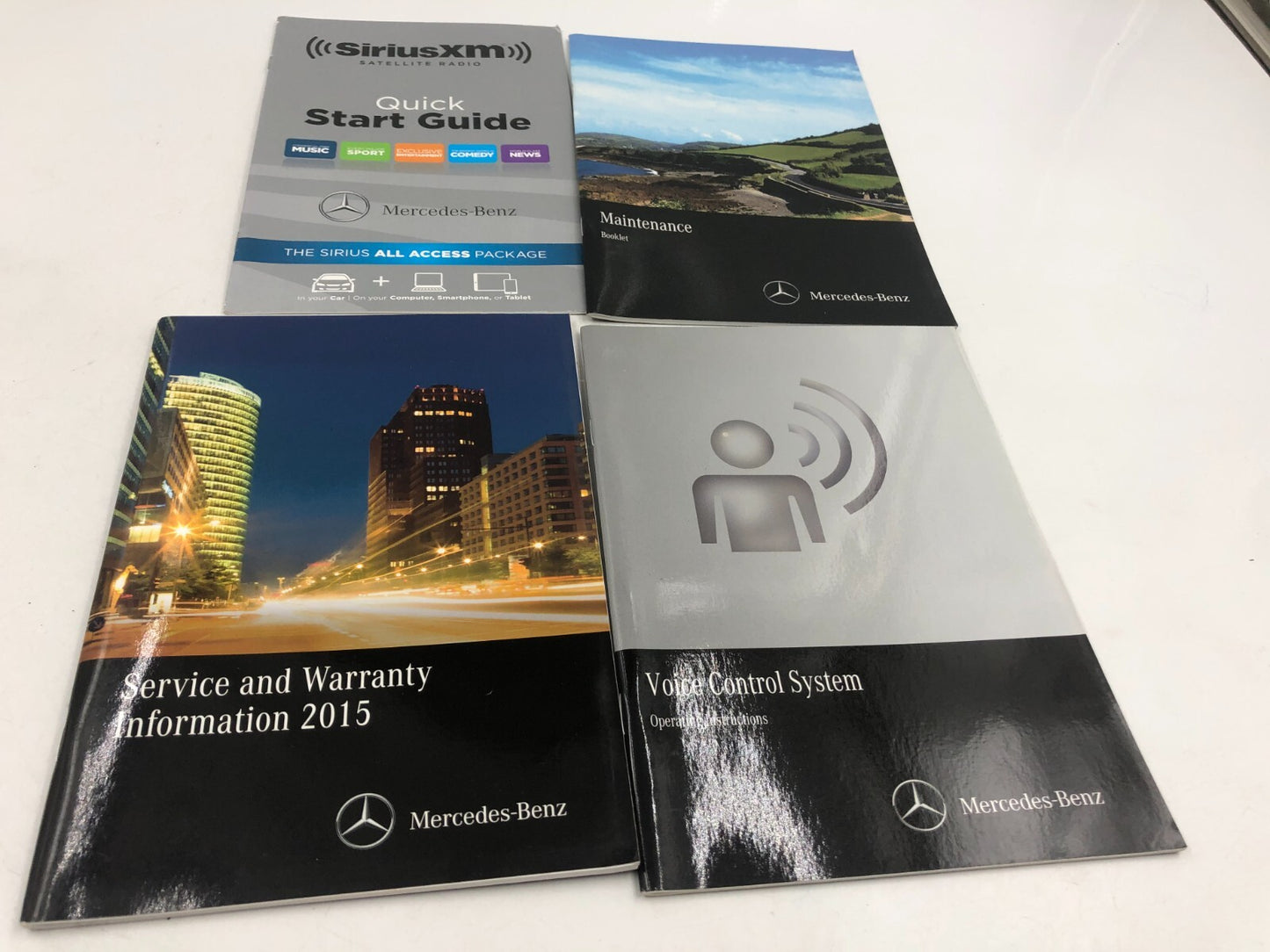 2016 Mercedes-Benz C Class Owners Manual Set with Case OEM E03B32059