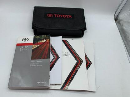 2025 Toyota GR86 GR 86 Owners Manual Set with Case OEM A01B50006